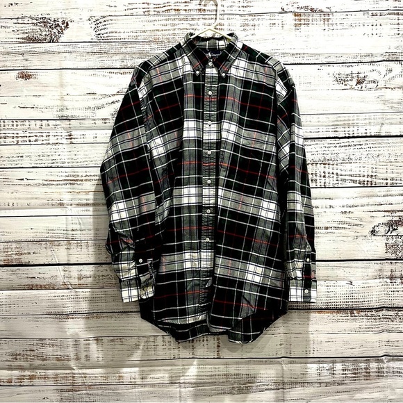 Ralph Lauren Other - Ralph Lauren Shirt Mens Button-Down Red‎ Green Big Oxford | L
